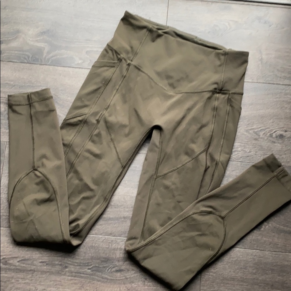 Lululemon All The Right Places Fatigue green Rare